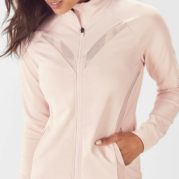 Fabletics Jackets & Blazers - FABLETICS - MARIANNE JACKET IN APRICOT /BLUSH  PINK - XXS